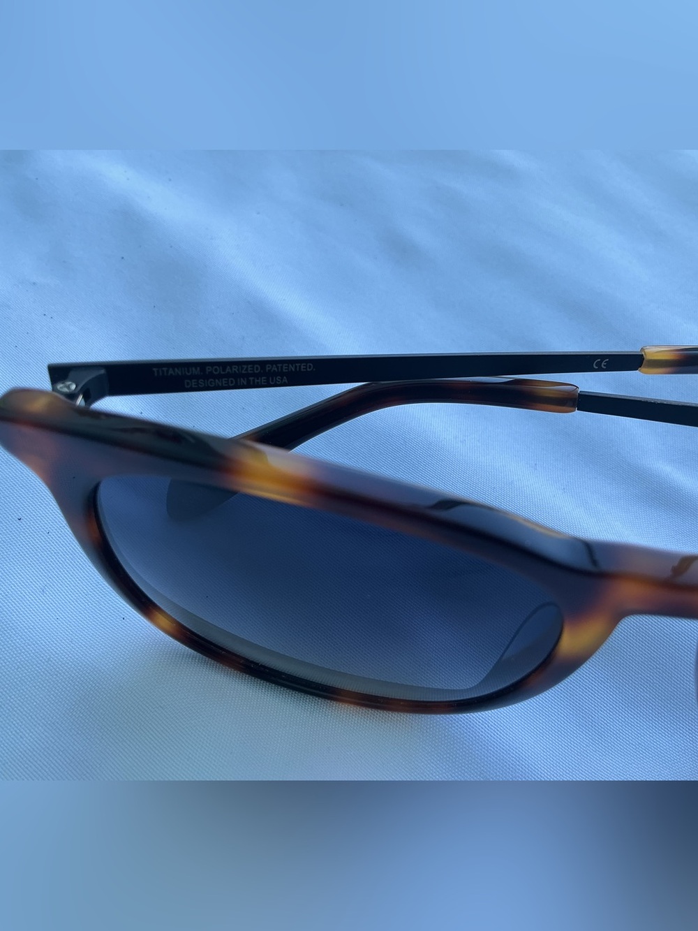 William Painter The Oasis Titanium Polarized Sunglasses Tortoise/Black Uv400 View 6